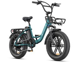 ENGWE L20 Boost Elektrische fiets - Actieradius 120km - Verwijderbare batterij 48V13Ah - Motor 250W - Shimano 7 versnellingen - Met voor schokdemper - Mechanische Schijfremmen - 20 Inch Commuter E-Bike - Fatbike - Groente