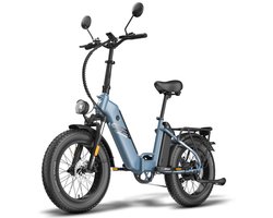 FAFREES FF20 Polar Fatbike - vouwfiets voor heren & dames - 20 inch - blauw
