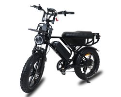 Fatbike X90 PRO Elektrische E-bike – 250W Motor – 48V 15Ah Accu – GPS & Alarm – Bluetooth Rijklaar Geleverd