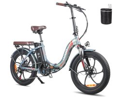 Inklapbare Elektrische Stadsfiets 250W - E-MTB voor Volwassenen, 70-130 km Bereik