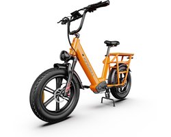 Maxtron Voyager 2.0 Elektrische Fiets - 48V 15Ah Samsung Accu - Bafang 250W Motor - 20 x 4.0 Inch Fatbike Banden - Actieradius 90-100 km - Hydraulische Schijfremmen Voor en Achter - Koppelsensor - Shimano 7 Versnellingen - Oranje