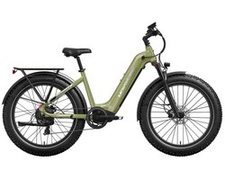 Mokwheel Basalt ST 2.0 – Groen – Elektrische Fatbike – 26x4.0 banden – 940Wh accu – 250W motor – Hydraulische schijfremmen