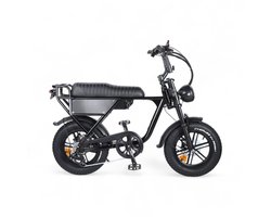 Ouxi C63 Mini Fatbike - Kinderfatbike - Zwart - 16x4 inch - Accu 36V (10.5Ah) - 250W Motor - Shimano 7 Versnellingen - Hydraulische Remmen