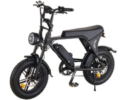 OUXI C80 Mini Fatbike - elektrische fiets 250W - compact - zwart