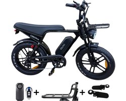 Ouxi C80 Pro Fatbike Zwart met Hydraulische Remmen