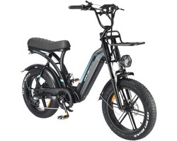 Ouxi Q8 - Zwart - Lage Instap - Elektrische Fatbike