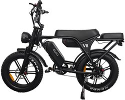 Ouxi V8 Max Fatbike - Zwart - Dubbele Accu