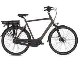 Popal Boozz Men Elektrische fiets Heren fiets - E- bike - L 61 cm - Dark Oak Bruin