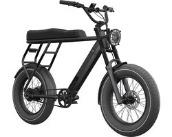 Popal GTX - Fatbike - 20 inch - 630Wh Intube Accu - Bafang Achterwielmotor - Gates Belt Drive - Zwart