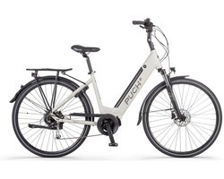 Puch E-Dance Extern Elektrische fiets Silk Grijs - Ananda M80 - 504Wh 14Ah - 8 Versnellingen - E-bike