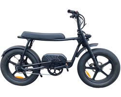 Pulse Fatbike Q1 City Zwart - elektrische fatbike - 250W motor - 48V 12,5Ah accu