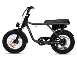 RED6 GHOST - Fatbike - Elektrische Fiets - 250 Watt Motor - Fatbikes - Duo Zit - Kleuren Display - Brushless Motor