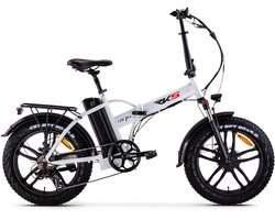 RKS RS III Pro - Elektrische Vouwfiets - Wit - 20x4 inch - Accu 36V (10Ah) - 250W Motor - Shimano 7 Versnellingen - Mechanische Remmen