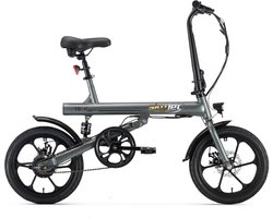 Skyjet 1S - Elektrische Fiets - Zilver - 16x1.95 inch - Accu 36V (7.5Ah) - 250W Motor - Mechanische Remmen