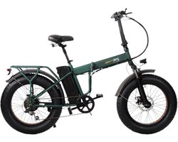 Skyjet Nitro Pro - Elektrische Vouwfiets - Groen - 20x4 inch - Accu 36V (10Ah) - 250W Motor - Shimano 6 Versnellingen