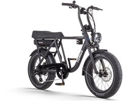 Tomos Flexer Fatbike - Hoge Instap - Mat Zwart