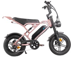 V20 Mini - Lichtroze - 468Wh - Elektrische Fatbike