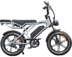 V20 Pro Fatbike Licht Grijs 2025 – Elektrische Fatbike – Hydraulische Remmen – 48V 15Ah