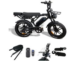 V20 Pro Fatbike QmWheel Zwart 2025 met Hydraulische remmen