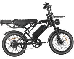 V20 Pro Skinny - Elektrische Skinnybike - 20 inch - 250W motor - Actieradius tot 60 km - 7 versnellingen - Hydraulische schijfremmen - Zwart