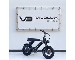Vilolux Fatbike electrisch - Fatbike C80 Mini - ZWART - Legaal - Rijklaar geleverd - 16 inch - Niet opvoerbare fatbikes - 2 Jaar garantie - Hydraulische remmen - Alarm