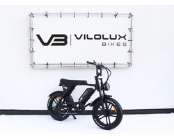 Vilolux® Fatbike electrisch - Fatbike V8 / C80 - 2025 Model 4.0 - Legaal - Rijklaar - Niet opvoerbare fatbikes - 2 Jaar garantie - Hydraulische remmen - Full color LCD Display - Alarm - Zwart