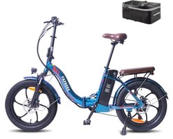 Vouwbare fatbike dames e-bike 20 inch met krachtige 250W motor en 36V 18Ah accu
