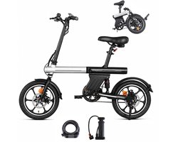 A11 Elektrische Vouwfiets - 250 W Motor - 36V 12,8Ah Batterij - 30-50 km Actieradius - 16 Inch Banden - Schijfremmen voor en achter - LED-verlichting