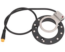 Hoge Gevoeligheid Pedaalhulpsensor voor Elektrische Fietsen - Eenvoudig te Installeren Fiets Assistent met Dual Hall Sensoren en 12 Magneten