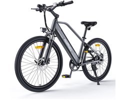 Elektrische Mountainbike – 250W – 36V 13Ah Uitneembare Accu – 25 km/u – Hydraulische Schijfremmen – Koppelsensor – 7 Versnellingen – Voorvering – 26 Inch Banden – Tot 100 km Bereik – Mountain / Off-road – Voorvering vork