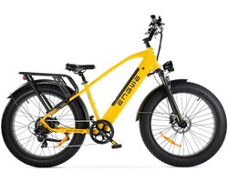 ENGWE E26 Elektrische Fatbike - E-bike - Hoge Instap - 26 Inch - 250W Motor - 7 Versnellingen - 140 km Actieradius - Hydraulische Schijfremmen - Geel