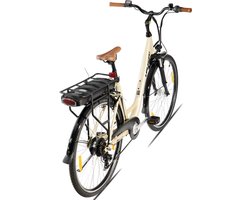 HILAND Montura Elektrische Stadsfiets 28 inch - E-bike Commuter Unisex - 250W Motor - 36V 10.4Ah Accu - 7 Versnellingen - Aluminium Frame