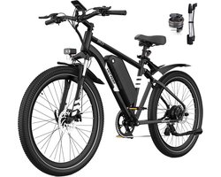 Hitway Elektrische Fiets BK15 Plus - 29 Inch City Commuter EBike met Afneembare 48V 15.6Ah Lithium Batterij - Mountain E-Bike met 250W Motor - 7 Versnellingen - IP54 Waterdicht - Elektrische Fietsen