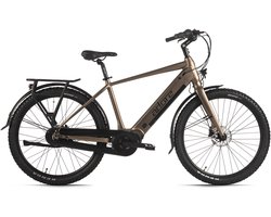 ADORE E-Citybike 27,5" Alu Stadsfiets CX-290 Middenmotor 75NM / 15Ah Brons