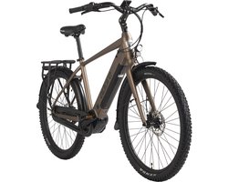 ADORE E-Citybike 27,5" – Aluminium Cityfiets CX-290, middenmotor 60 Nm / 15 Ah, mat brons