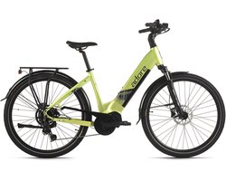 ADORE E-Citybike 28" aluminium stadsfiets CX-380 middenmotor 85Nm / 15Ah limegroen mat