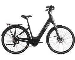 ADORE E-Citybike 28" aluminium stadsfiets CX-440 middenmotor 75Nm / 15Ah zwart mat
