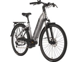 ADORE E-Citybike 28" aluminium stadsfiets CX-660 middenmotor 75Nm / 14,7Ah grijs mat