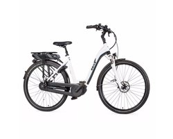 Advanced Ebike Das Original Comfort Plus Wave – Lichtgrijs/Zwart – 52cm - Elektrische Fiets – 500Wh accu – Bosch middenmotor – Shimano Nexus 8 – Hydraulische schijfremmen