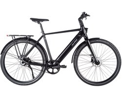 Altec Blitz - Elektrische Herenfiets - Urban fiets - Stadsfiets - 28 inch - 55 cm - Achterwielmotor - Hydraulische schijfremmen - Beltdrive - Zwart