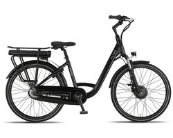 Altec Diamond - Elektrische Fiets - Mat Zwart - 26 inch - 44 cm - 250W (42Nm) Voorwielmotor - Accu 468Wh (36V, 13Ah) - Shimano Nexus 7 Versnellingen - Hydraulische Remmen
