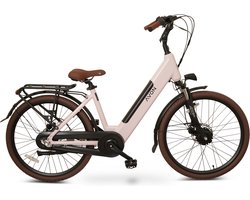 Avon Bx1 Elektrische Fiets 26 Inch – 250w Voorwielmotor 504wh Accu 90km Actieradius Hydraulische Schijfremmen Nexus 3-speed Kleurendisplay Lage Instap Dusty Rose