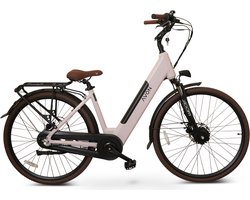 Avon Bx1 Elektrische Fiets 28 Inch – 250w Voorwielmotor 504wh Accu 90km Actieradius Hydraulische Schijfremmen Nexus 3-speed Kleurendisplay Lage Instap Dusty Rose