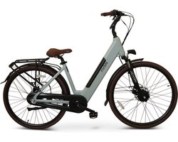 Avon Bx1 Elektrische Fiets 28 Inch – 250w Voorwielmotor 504wh Accu 90km Actieradius Hydraulische Schijfremmen Nexus 3-speed Kleurendisplay Lage Instap Muted Grayish-blue