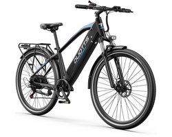 【BLACK Friday Deals】Elektrische Fiets DUOTTS C29 MAX - 864Wh/18 Ah Accu - 120 km Bereik - 250W Motor - 29 Inch Banden - Shimano 7 Versnellingen - Hydraulische Schijfremmen - Aluminium Frame - Inclusief Bagagedrager - Elektrische Stadsfiets - zwart