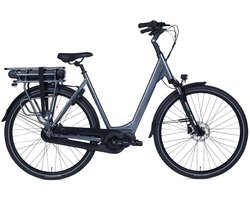 Boozz Women M – Elektrische Stadsfiets 28 inch – 56 cm – Shimano Steps 5000 – 418Wh Accu – Shimano Nexus 7 – Metal Gray Gloss