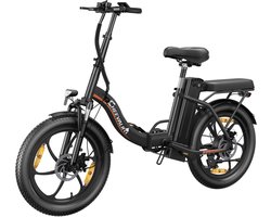 CHEEVALRY C16 Elektrische fiets - Actieradius 80km - Verwijderbare batterij 48V16Ah - Motor 250W - Shimano 7 versnellingen - 20 Inch opvouwbare City Commuter E-Bike - Zwart