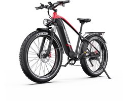DUOTTS F26 Lite Elektrische Fiets - 250W Motor - 48V 18Ah Accu - 26*4.0 inch Banden - 25km/u Snelheid - 90km Bereik - Shimano 7-versnellingen - Zwart