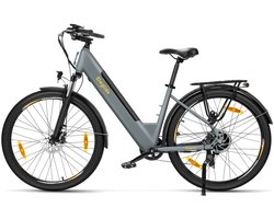 Eleglide T1 ST E-bike, 100km Bereik, 250W Motor, 45Nm, Shimano 7v, Demper met Sperre, Step-Thru, LCD, USB, Schijfremmen​