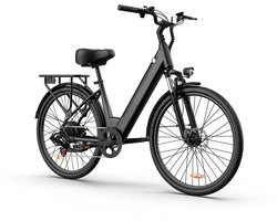 Elektrische fiets - Actieradius 80km - Verwijderbare batterij 36V13Ah - Motor 250W - Shimano 7 versnellingen - 26 Inch City Commuter EBike - Zwart